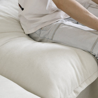 Canapé-lit Cloud moderne et confortable, canapés sectionnels minimalistes garnis de duvet, housses de coussin amovibles