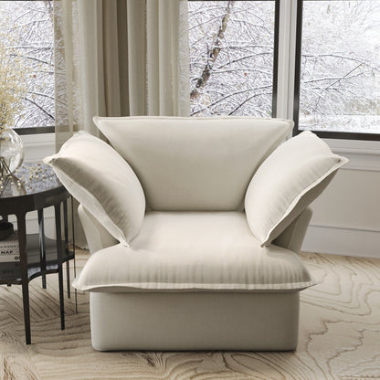 Canapé-lit Cloud moderne et confortable, canapés sectionnels minimalistes garnis de duvet, housses de coussin amovibles