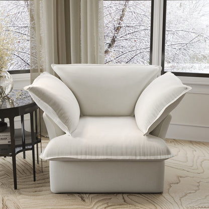 Canapé-lit Cloud moderne et confortable, canapés sectionnels minimalistes garnis de duvet, housses de coussin amovibles