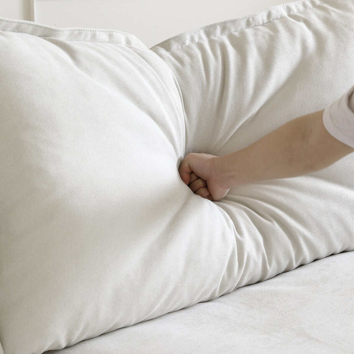 Canapé-lit Cloud moderne et confortable, canapés sectionnels minimalistes garnis de duvet, housses de coussin amovibles