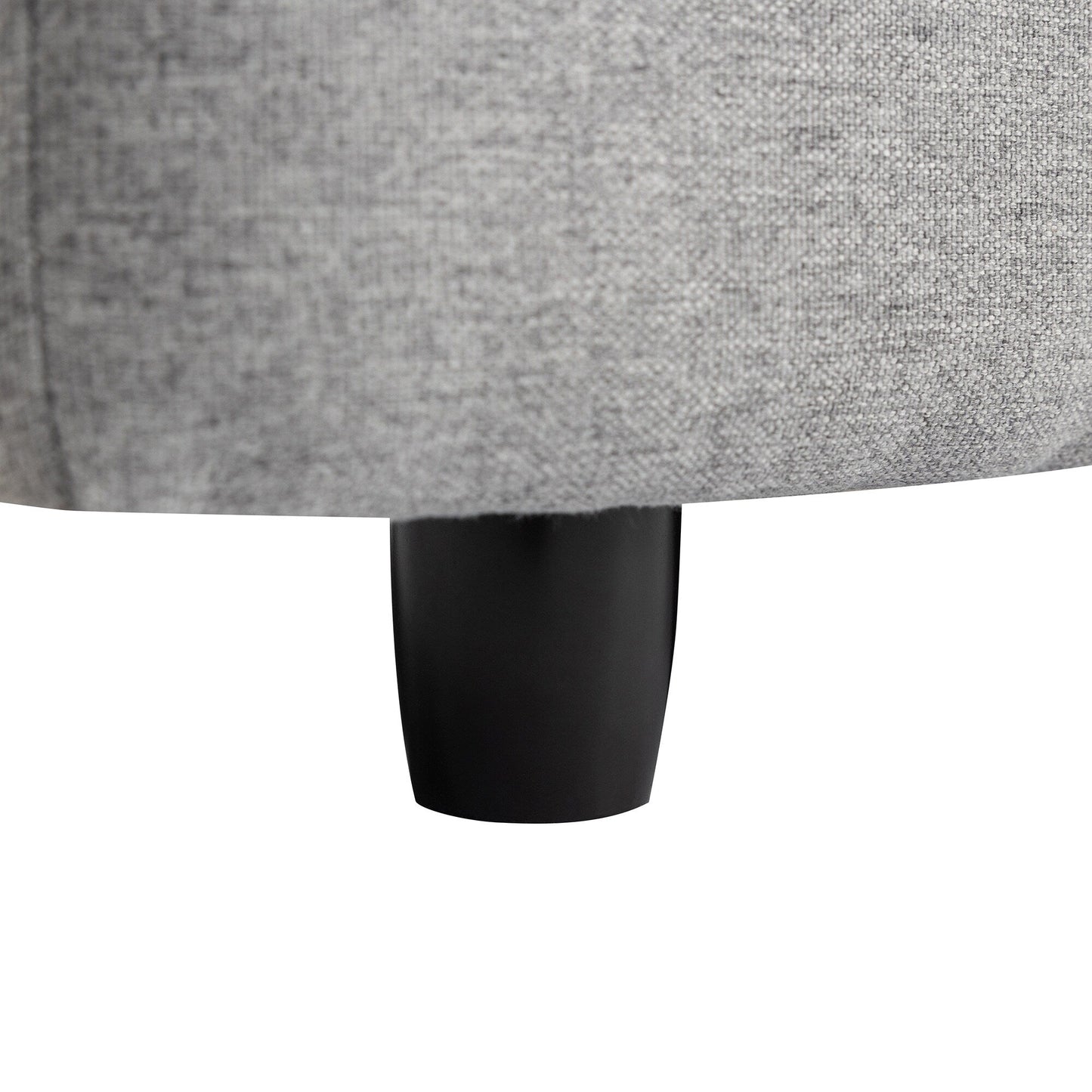 Canapé sectionnel convertible moderne en L 4 places avec méridienne réversible et housses zippées amovibles pour salon