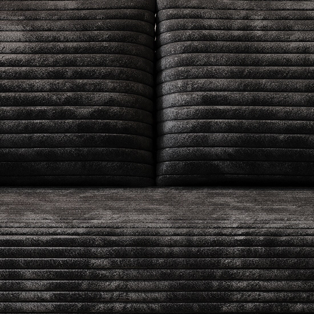 Canapé moderne sans cadre, rembourré en velours côtelé, pour appartement, salon, salle de divertissement