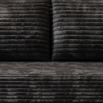 Canapé moderne sans cadre, rembourré en velours côtelé, pour appartement, salon, salle de divertissement