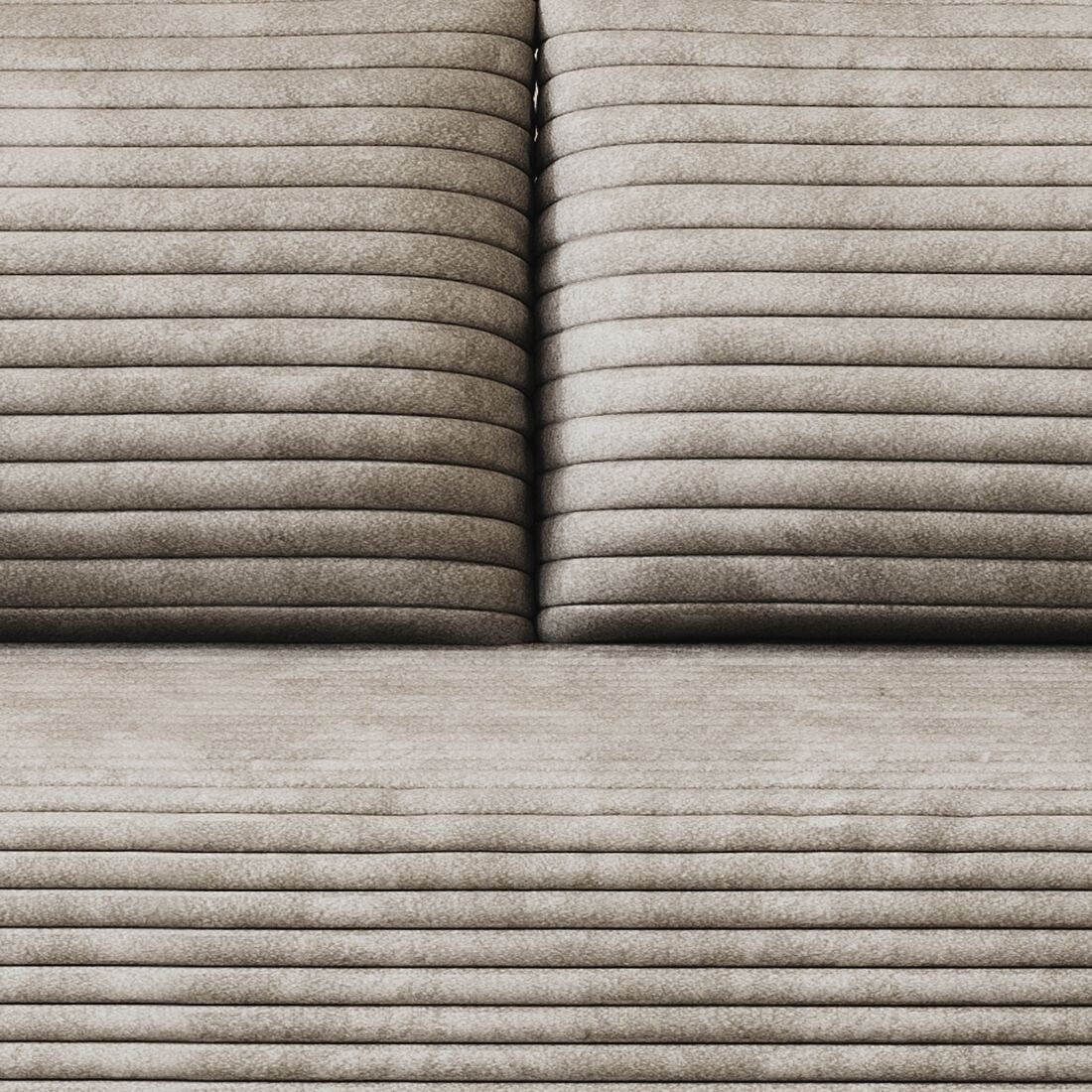 Canapé moderne sans cadre, rembourré en velours côtelé, pour appartement, salon, salle de divertissement