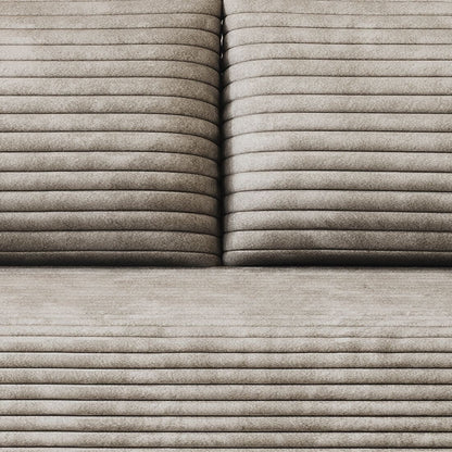 Canapé moderne sans cadre, rembourré en velours côtelé, pour appartement, salon, salle de divertissement