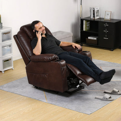 Fauteuil inclinable électrique moderne avec relevage et massage chauffant