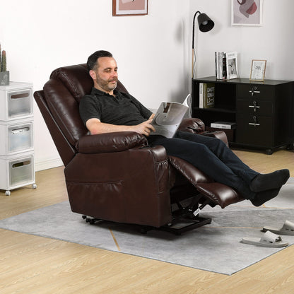 Fauteuil inclinable électrique moderne avec relevage et massage chauffant