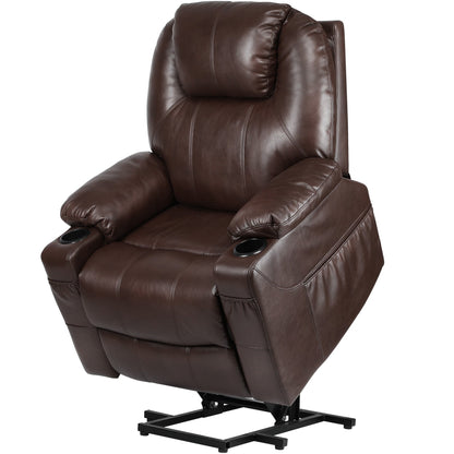 Fauteuil inclinable électrique moderne avec relevage et massage chauffant