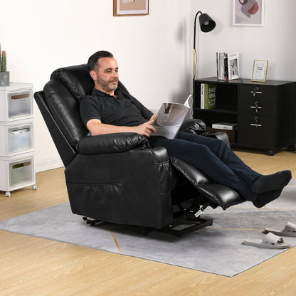 Fauteuil inclinable électrique moderne avec relevage et massage chauffant