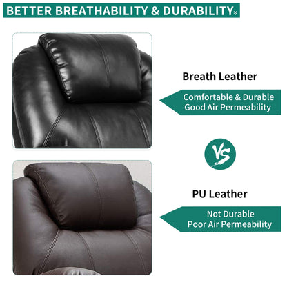 Fauteuil inclinable électrique moderne avec relevage et massage chauffant