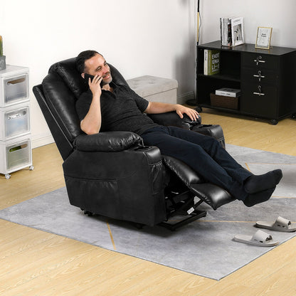 Fauteuil inclinable électrique moderne avec relevage et massage chauffant