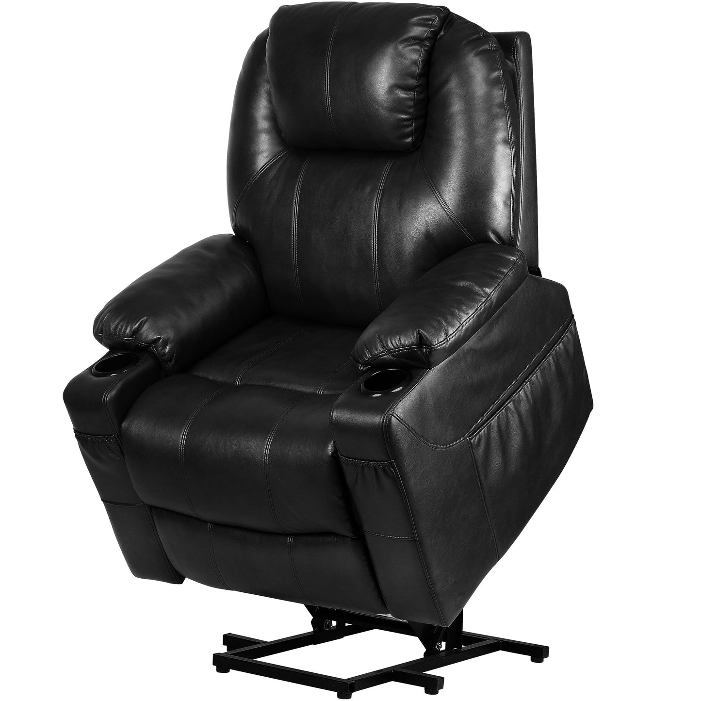 Fauteuil inclinable électrique moderne avec relevage et massage chauffant