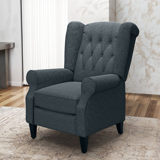 Fauteuil inclinable en tissu moderne avec dossier relevable