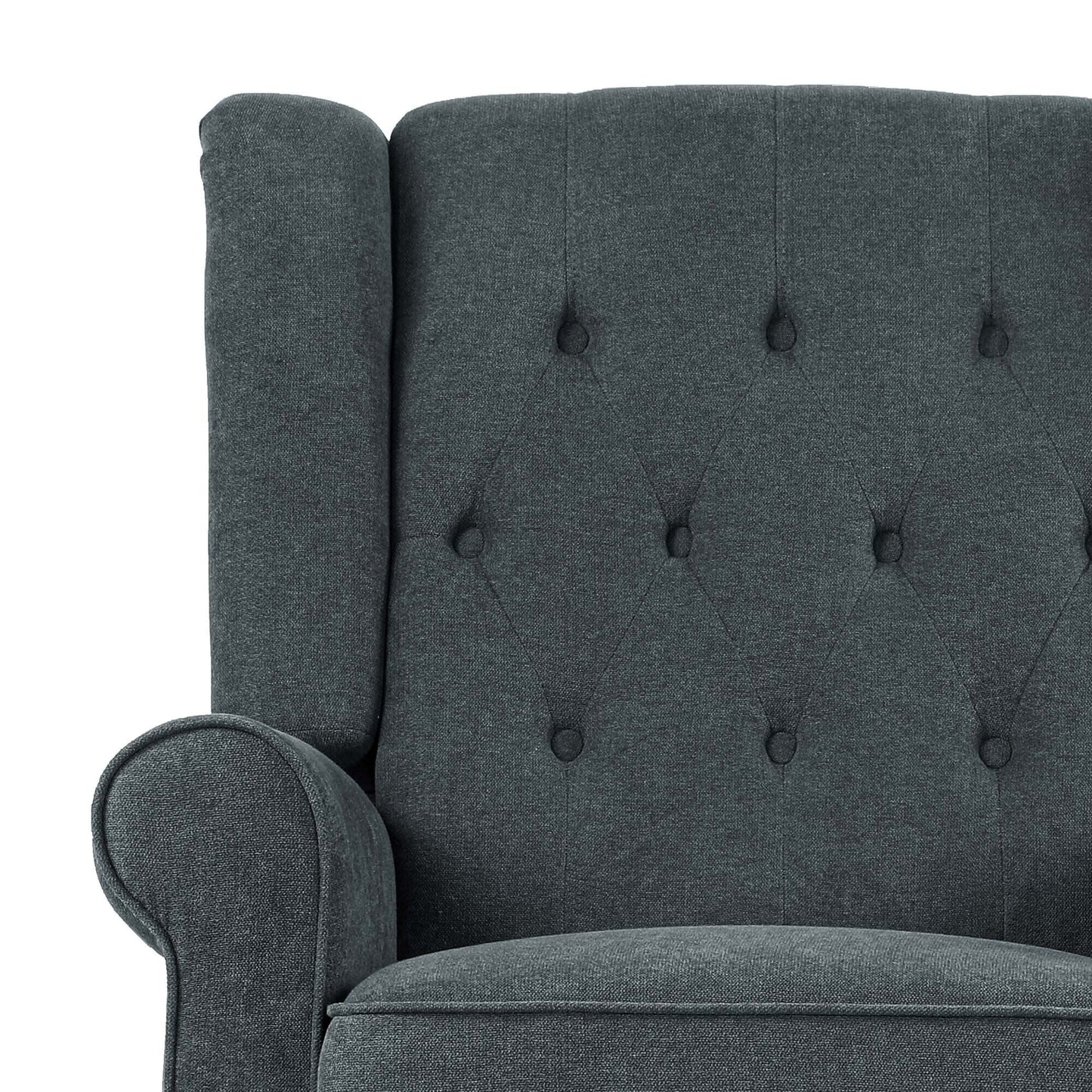 Fauteuil inclinable en tissu moderne avec dossier relevable