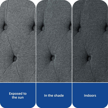 Fauteuil inclinable en tissu moderne avec dossier relevable