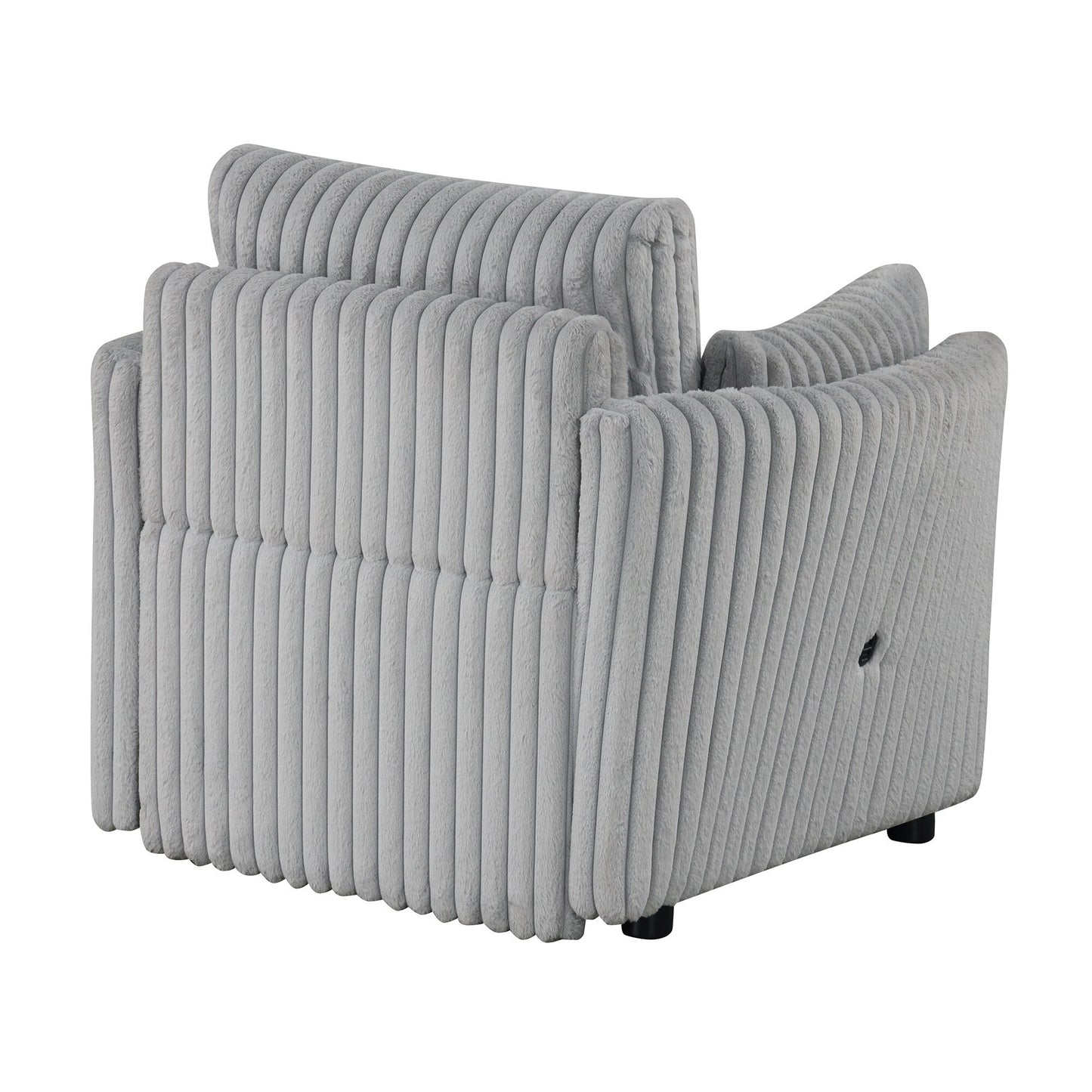 Canapé-lit simple moderne en tissu avec USB et 2 oreillers