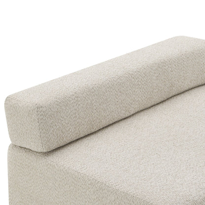 Canapé convertible moderne en U, cadre causeuse pour canapé modulaire sectionnel surdimensionné