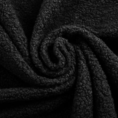 Canapé-lit convertible en tissu Teddy avec 2 oreillers et matelas pliant pleine grandeur de 15 po