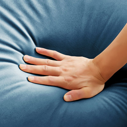 Canapé-lit futon moderne, canapé-lit convertible avec pieds fuselés en bois, 78,35 po, petit canapé à dossier divisé pour salon