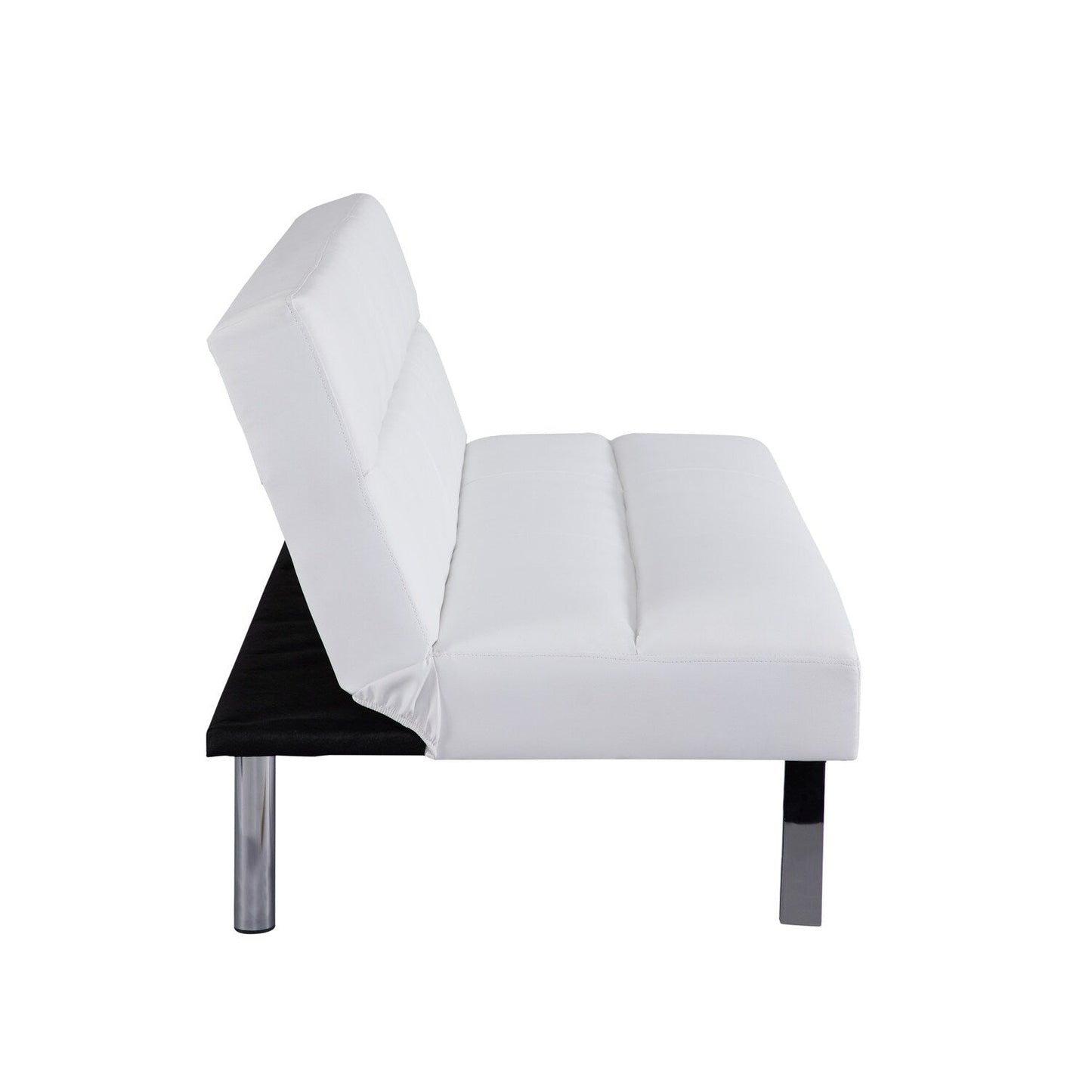 Canapé-lit futon moderne, canapé-lit futon convertible, canapé-lit en lin à dossier divisé pour salon