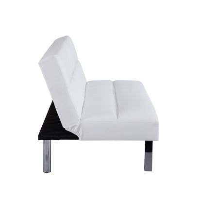 Canapé-lit futon moderne, canapé-lit futon convertible, canapé-lit en lin à dossier divisé pour salon