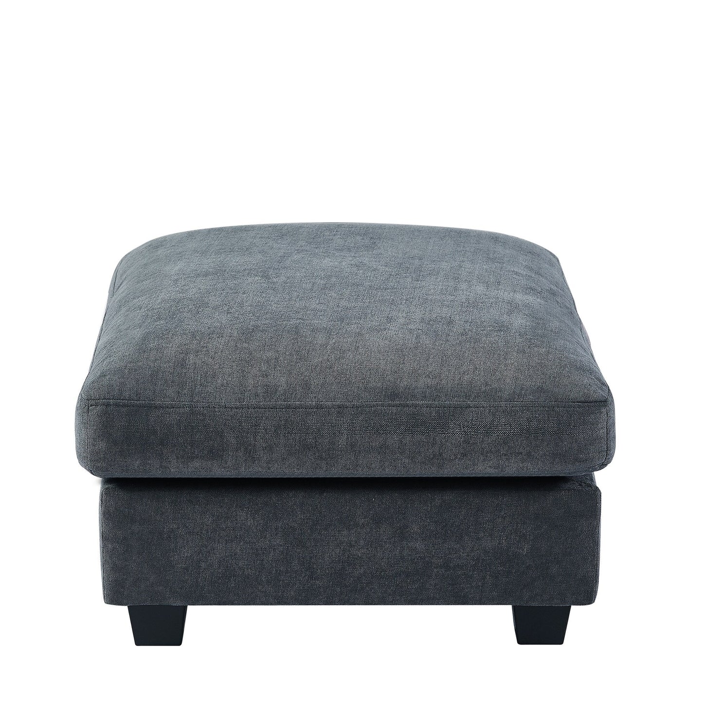 Canapé sectionnel moderne en forme de L avec méridienne réversible et coussins pour le salon