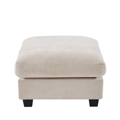 Canapé sectionnel moderne en forme de L avec méridienne réversible et coussins pour le salon