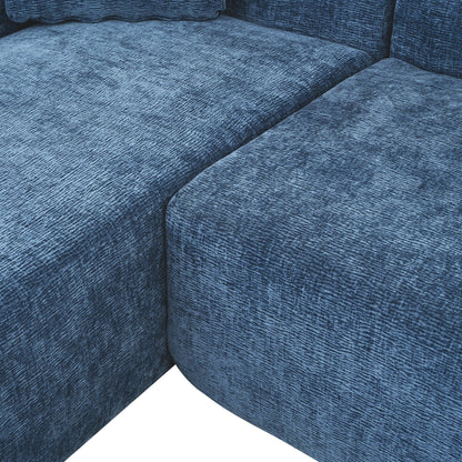 Canapé sectionnel moderne en forme de L, 2 pièces, avec assise profonde pour salon