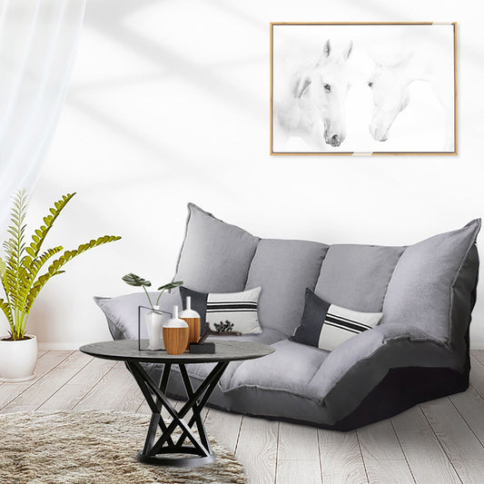 Canapé paresseux moderne et mignon, ensembles de futons, canapé-lit réglable et confortable