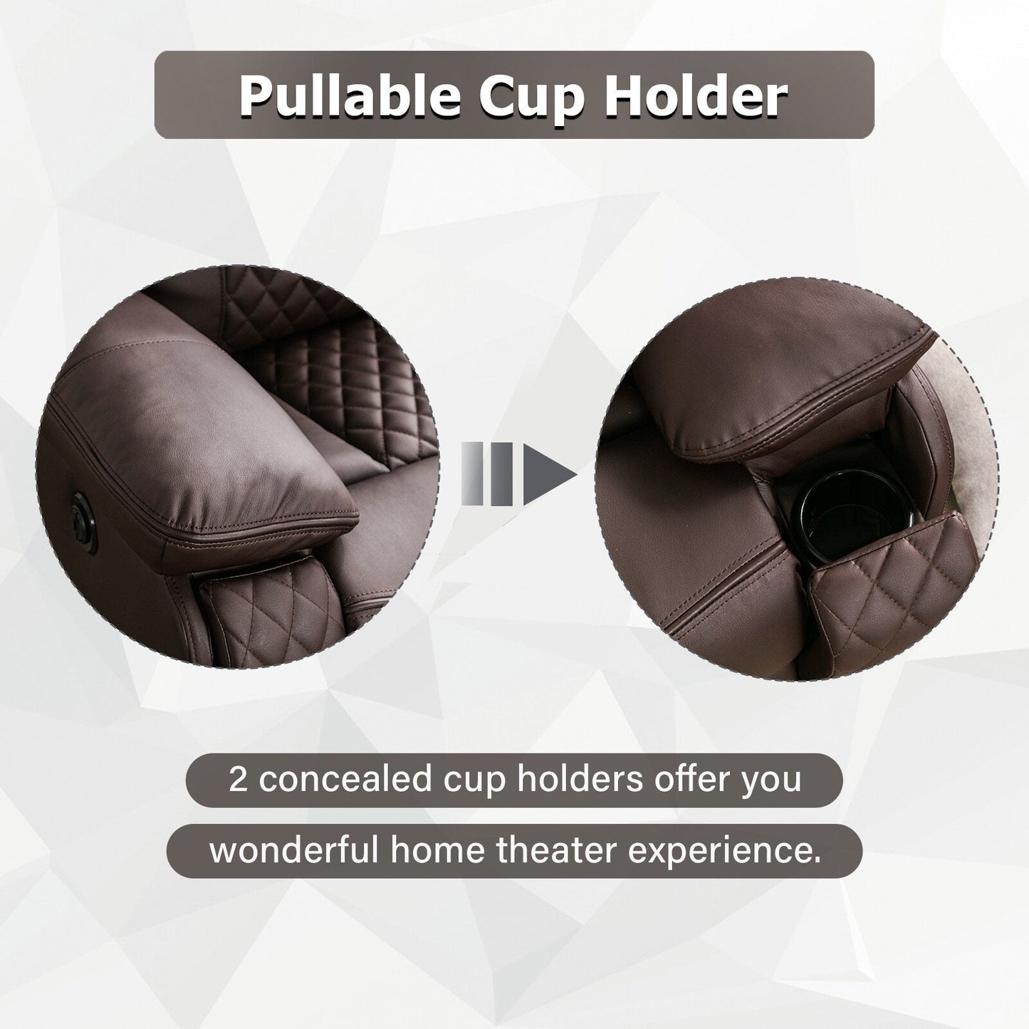 Fauteuil de massage chauffant et inclinable en cuir moderne pour personnes âgées