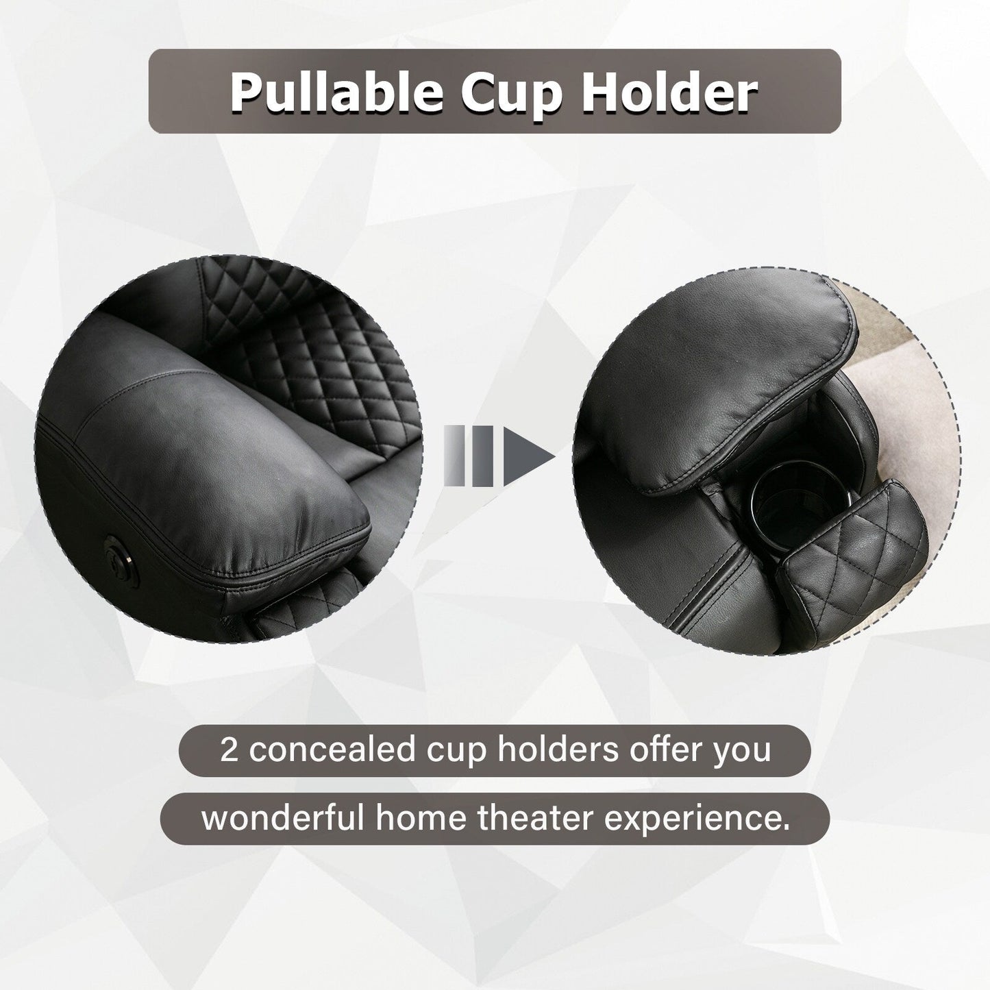 Fauteuil de massage chauffant et inclinable en cuir moderne pour personnes âgées