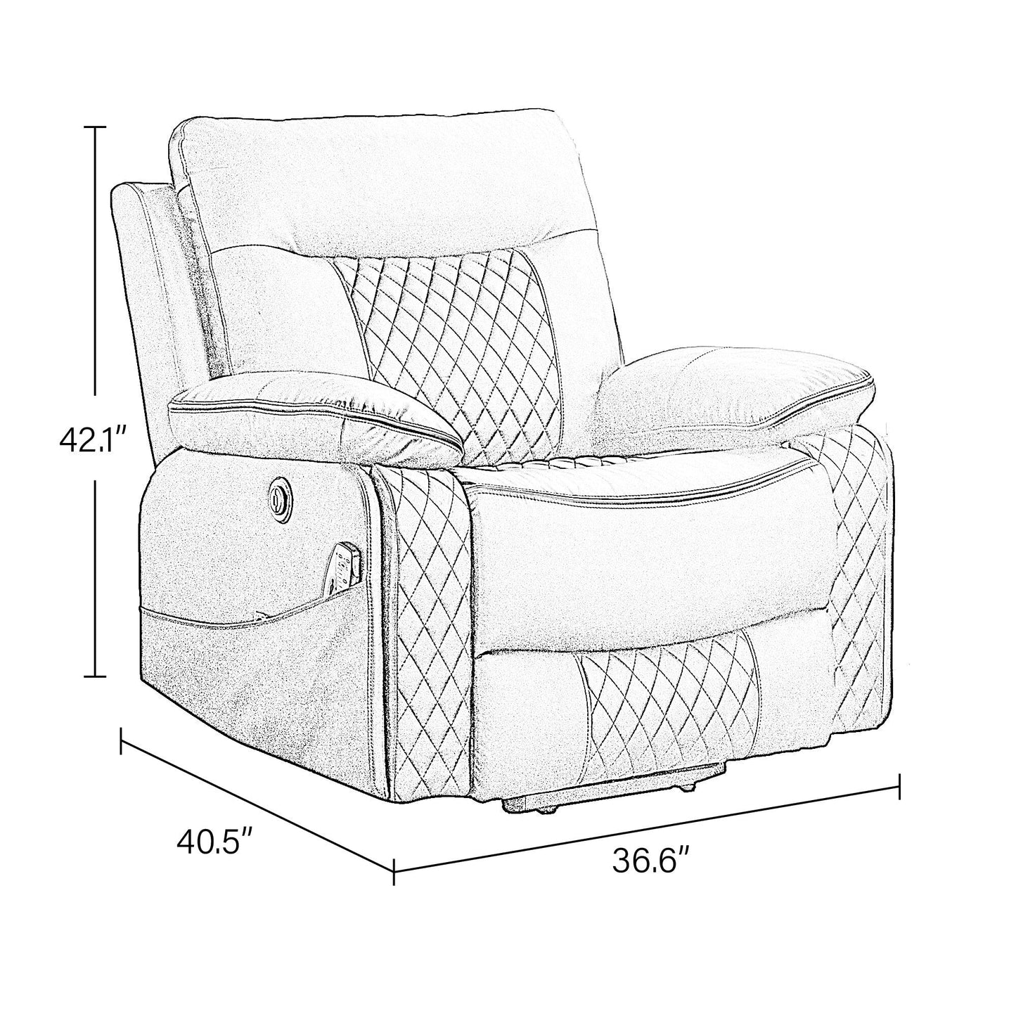 Fauteuil de massage chauffant et inclinable en cuir moderne pour personnes âgées