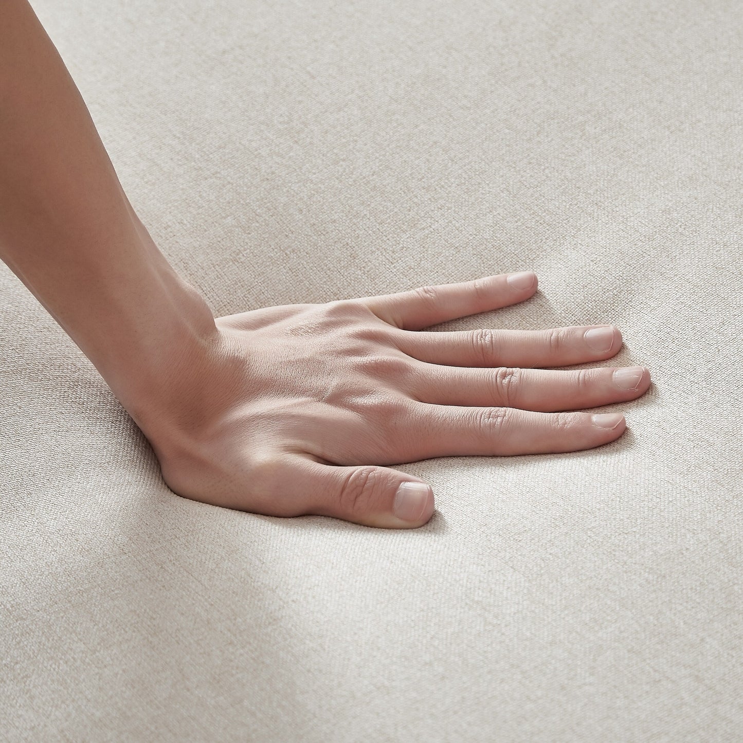 Canapé-lit convertible en lin avec dossier réglable - 38,60 x 54,00 x 31,90