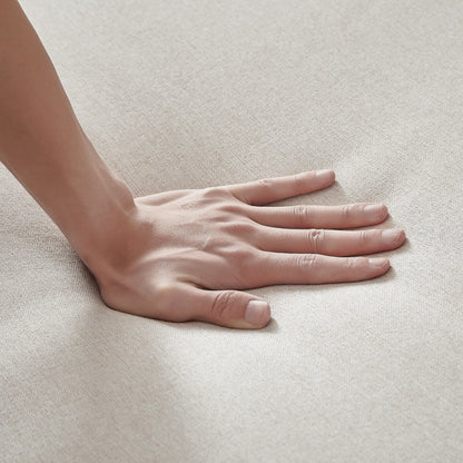 Canapé-lit convertible en lin avec dossier réglable - 38,60 x 54,00 x 31,90