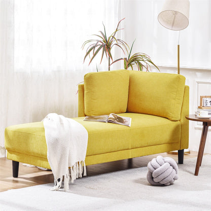 Fauteuil d'angle moderne en lin par Harper&amp;Bright Designs