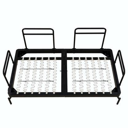 Canapé causeuse moderne 59 pouces, canapé 2 places avec ports USB flexibles et accoudoirs cylindriques uniques