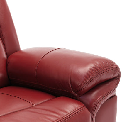 Fauteuil inclinable manuel moderne pour home cinéma avec bande lumineuse LED, dossier réglable et repose-pieds pour salon ou chambre