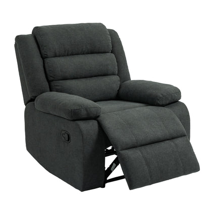 Fauteuil inclinable manuel moderne, canapé en tissu doux pour salon