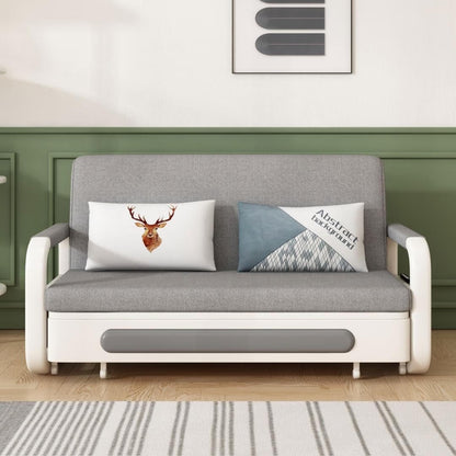 Canapé-lit moderne en mousse à mémoire de forme avec rangement