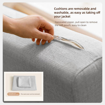 Canapé-lit moderne en mousse à mémoire de forme avec rangement