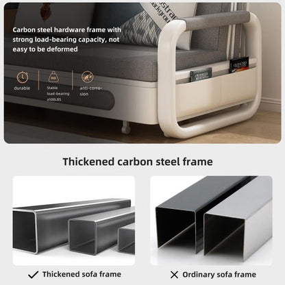 Canapé-lit moderne en mousse à mémoire de forme avec rangement