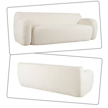 Canapé poire minimaliste moderne avec rembourrage en mousse haute résilience pour chambre à coucher, salon, appartement, dortoir, salon