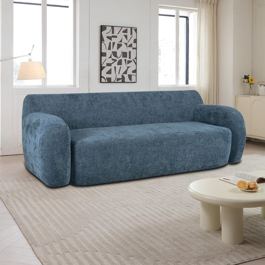 Canapé poire minimaliste moderne avec rembourrage en mousse haute résilience pour chambre à coucher, salon, appartement, dortoir, salon