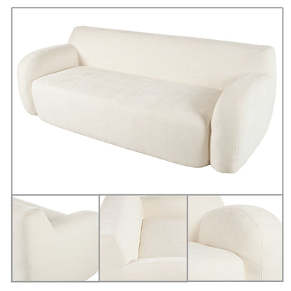 Canapé poire minimaliste moderne avec rembourrage en mousse haute résilience pour chambre à coucher, salon, appartement, dortoir, salon