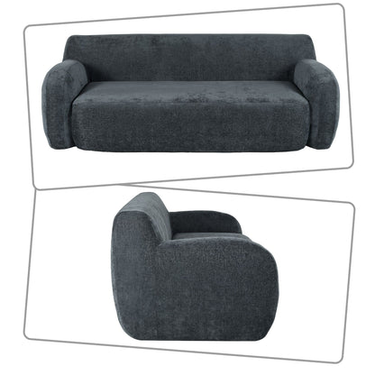 Canapé poire minimaliste moderne avec rembourrage en mousse haute résilience pour chambre à coucher, salon, appartement, dortoir, salon