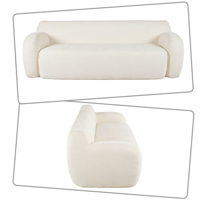 Canapé poire minimaliste moderne avec rembourrage en mousse haute résilience pour chambre à coucher, salon, appartement, dortoir, salon