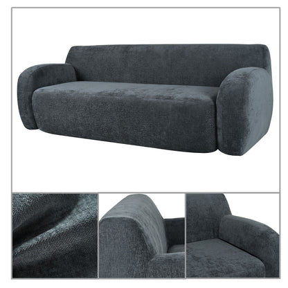 Canapé poire minimaliste moderne avec rembourrage en mousse haute résilience pour chambre à coucher, salon, appartement, dortoir, salon