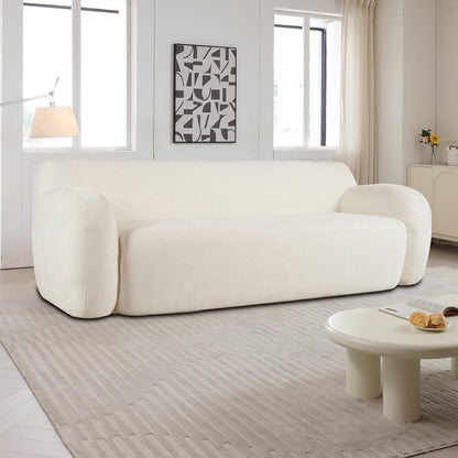 Canapé poire minimaliste moderne avec rembourrage en mousse haute résilience pour chambre à coucher, salon, appartement, dortoir, salon