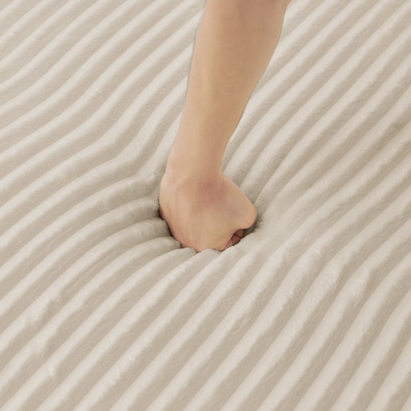 Canapé modulaire sectionnel en velours côtelé en forme de U minimaliste moderne - Canapé-lit compressé et peu encombrant pour salon et chambre