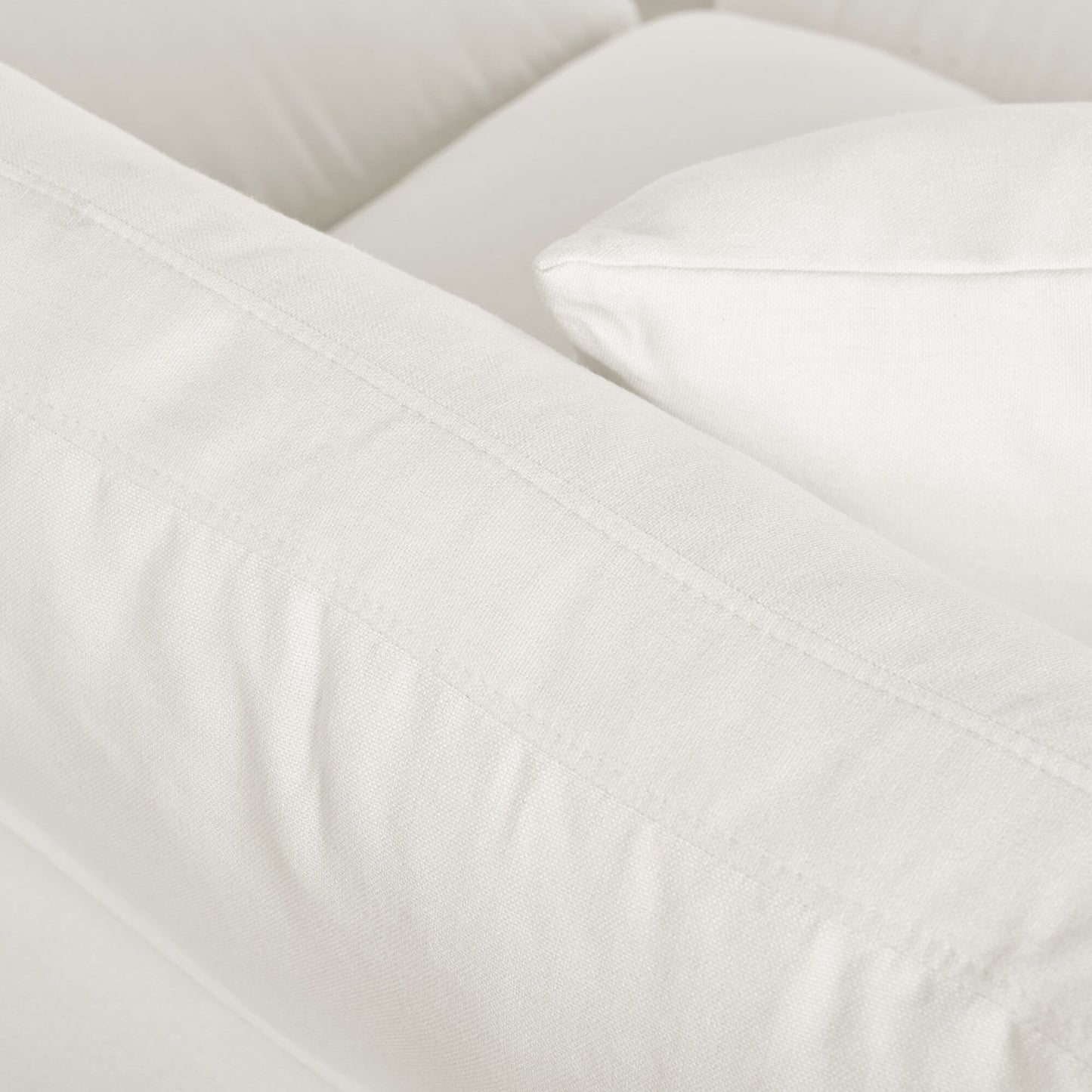 Canapé modulaire moderne en U avec pouf amovible et coussins pour le salon